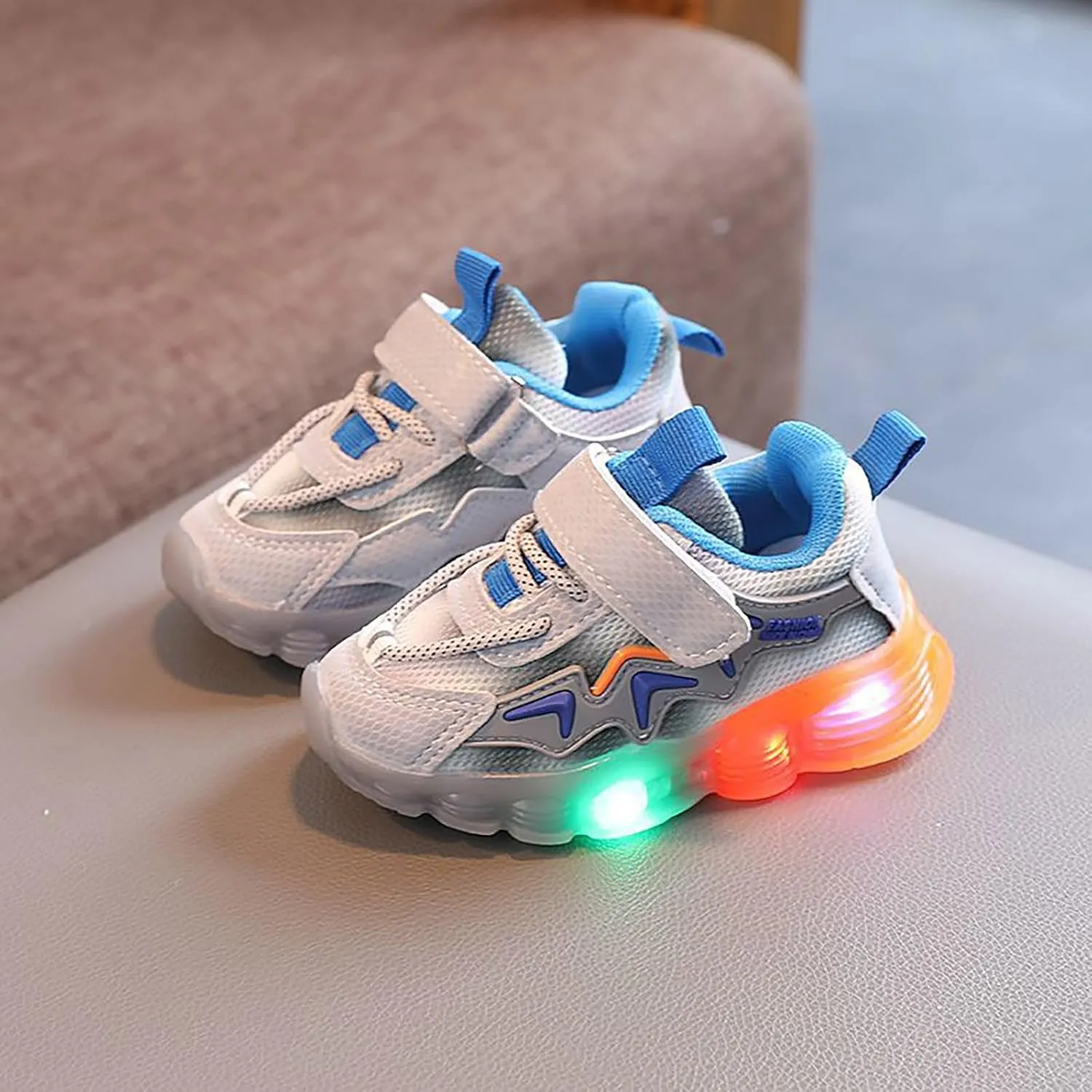 1 3 Year Old Baby Sneakers Non Slip Soft Toddler Shoes Net for Boys and Girls Little Boys Soccer Shoes