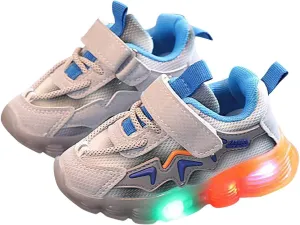 1 3 Year Old Baby Sneakers Non Slip Soft Toddler Shoes Net for Boys and Girls Little Boys Soccer Shoes