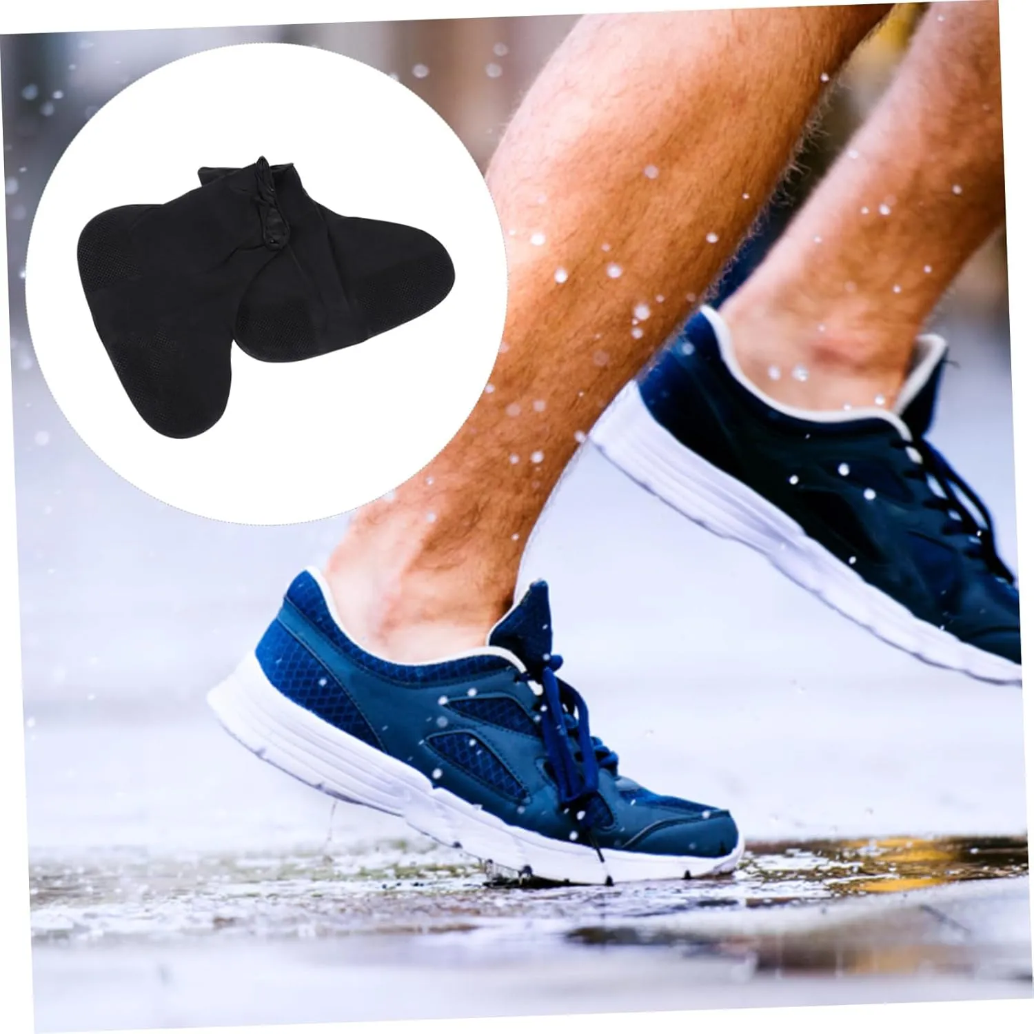 1 Pair Waterproof Shoe Cover Shoes Boot Protector rain Boot Cover Outdoor Accessory Elastic Boot Cover