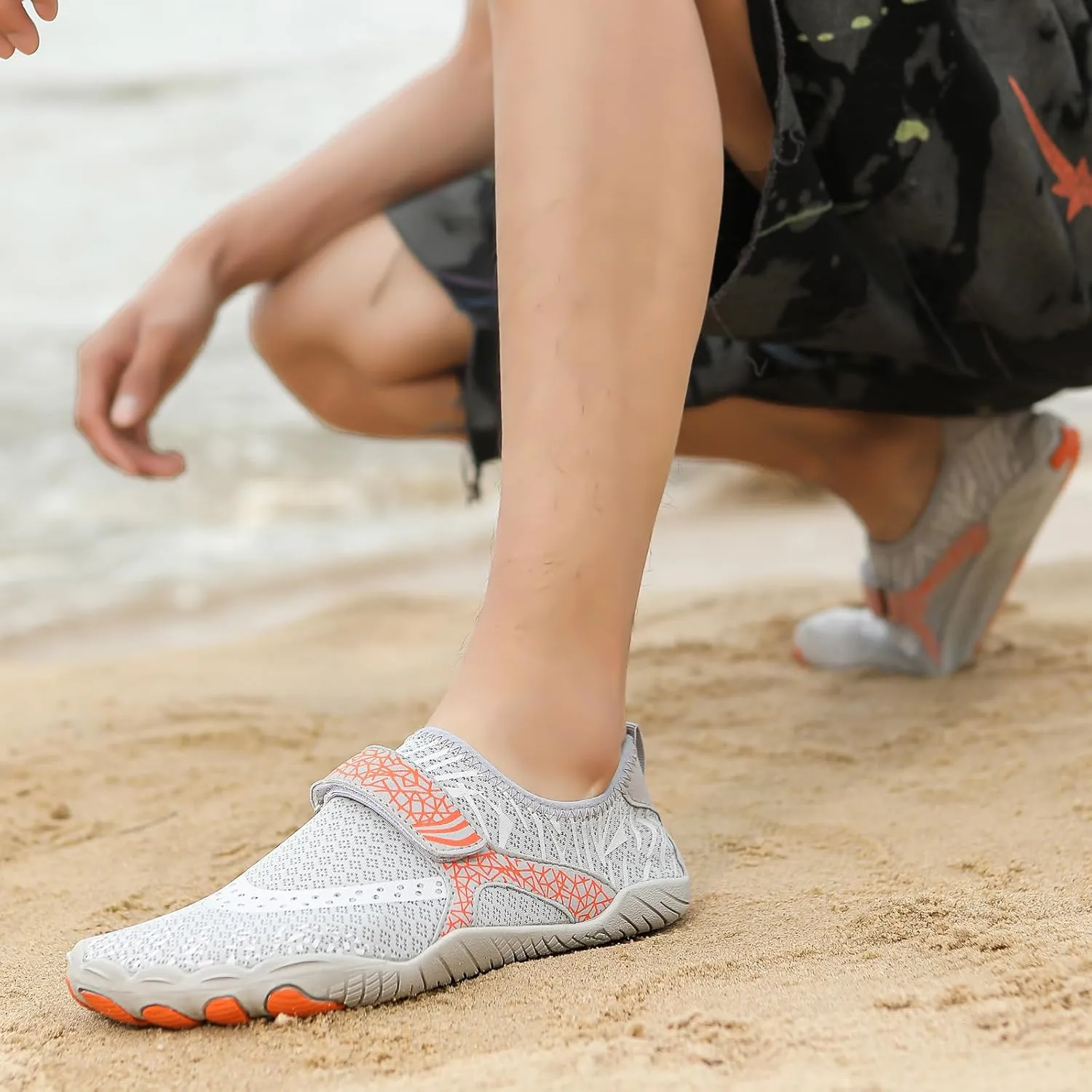 Adult Water Shoes Walking Lightweight Men Quick-Dry Aqua Sock Barefoot Shoes Women Non-Slip Athletic Swim Beach Shoe Surfing