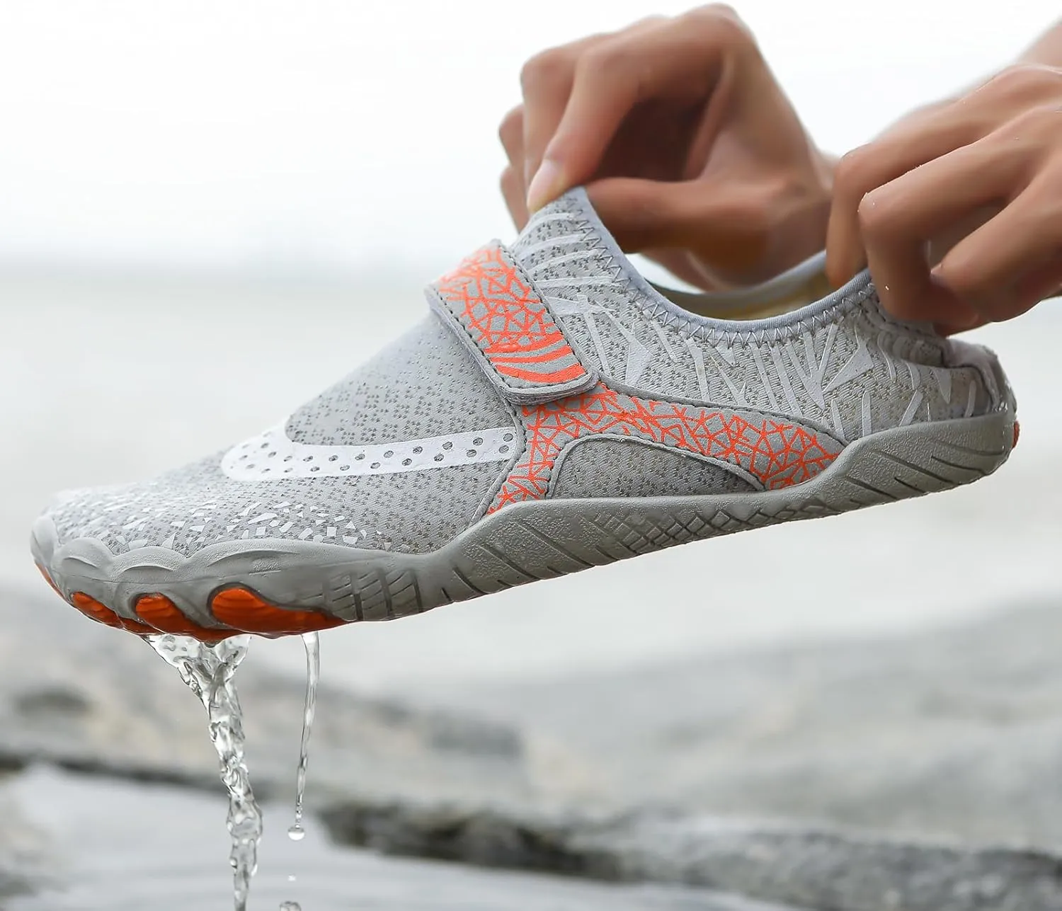 Adult Water Shoes Walking Lightweight Men Quick-Dry Aqua Sock Barefoot Shoes Women Non-Slip Athletic Swim Beach Shoe Surfing