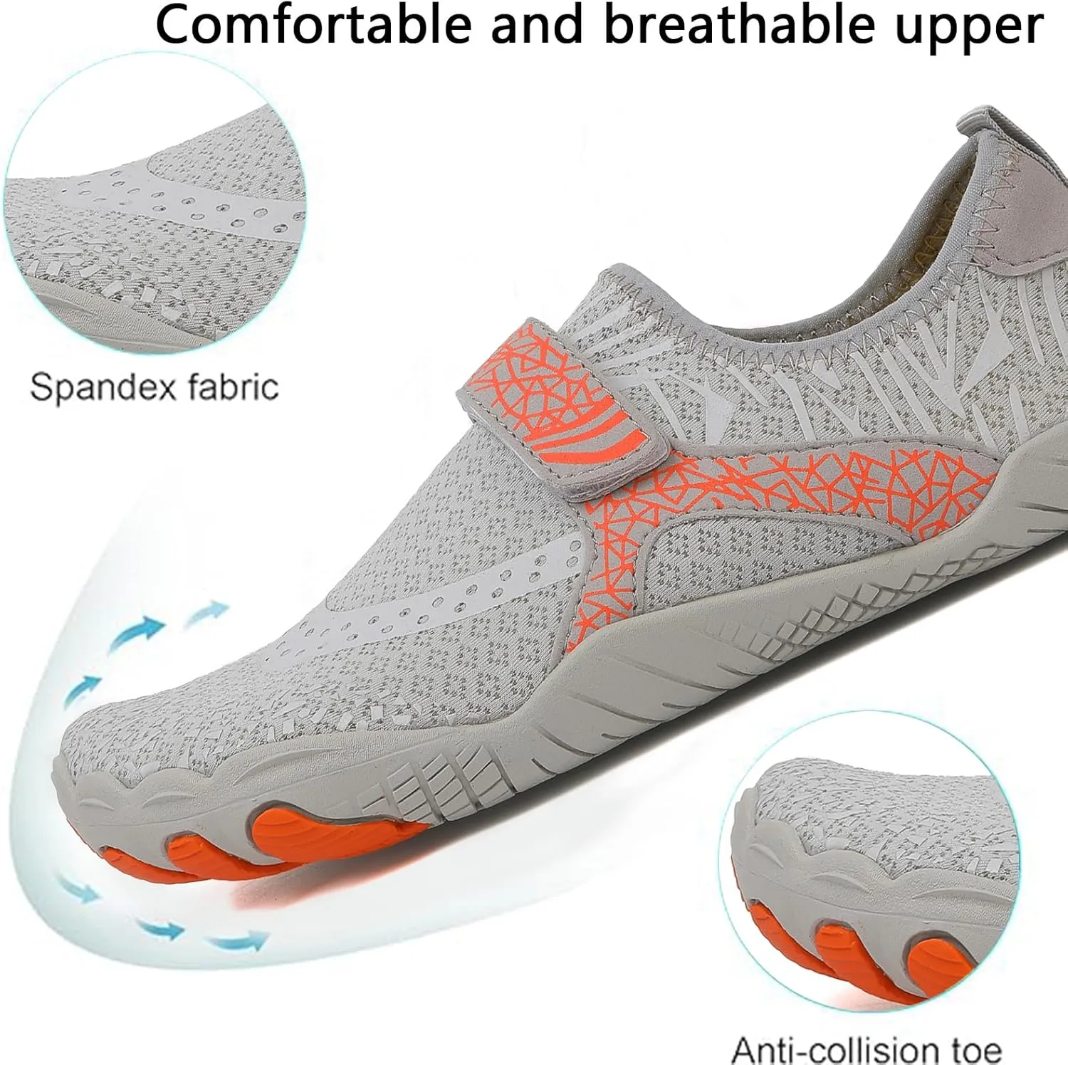 Adult Water Shoes Walking Lightweight Men Quick-Dry Aqua Sock Barefoot Shoes Women Non-Slip Athletic Swim Beach Shoe Surfing