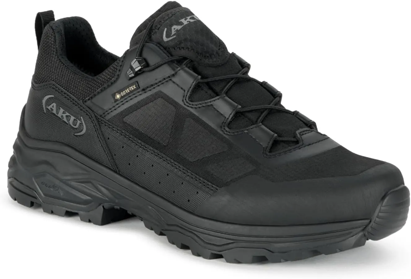 AKU Men's Sentinel Low GTX Tactical Durable Breathable High-Traction Laced Combat Boots, Textile Upper with Rubber Protection