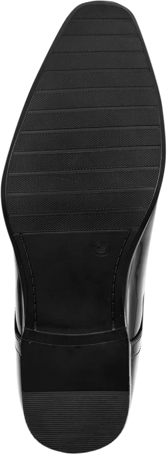 Amali Patent Tuxedo Loafer Men??s Slip-On Dress Shoes for Men Formal Loafers Mens Smoking Slippers