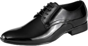Amali Patent Tuxedo Loafer Men??s Slip-On Dress Shoes for Men Formal Loafers Mens Smoking Slippers