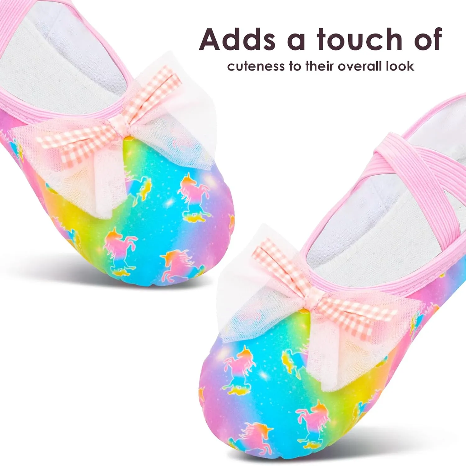 Ballet Shoes for Girls Toddler Ballet Dance Slippers Soft Leather Split Sole Flat Ballerina Shoes for Little Girls Kids