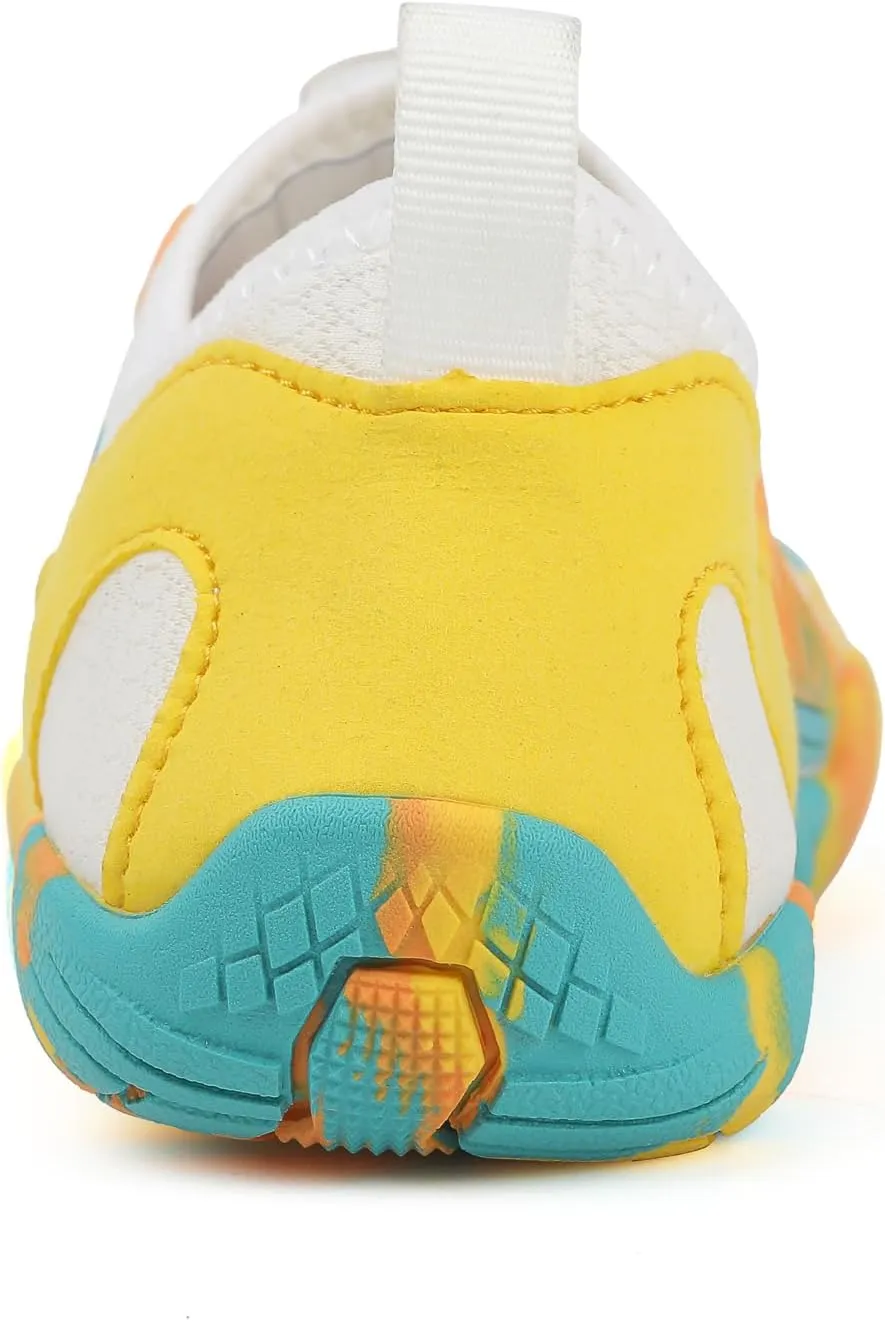 Barefoot for Women Men Breathable & Non-Slip Athletic Wide Toe Water Shoes Aqua Shoes for Beach Swimming Hiking Boating Sailing