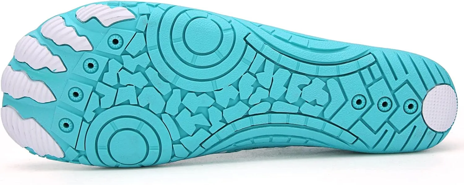 Barefoot for Women Men Breathable & Non-Slip Athletic Wide Toe Water Shoes Aqua Shoes for Beach Swimming Hiking Boating Sailing