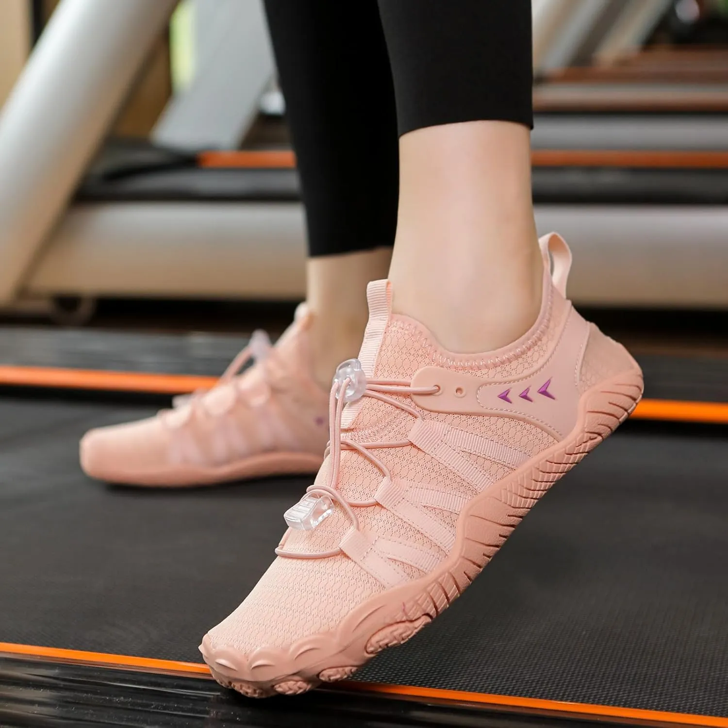 Barefoot Shoes for Women Men Breathable & Non-Slip Athletic Wide Toe Box Zero Drop Trail Running Cross-Trainer Beach Pool Aqua Swim Surf Hiking Walking