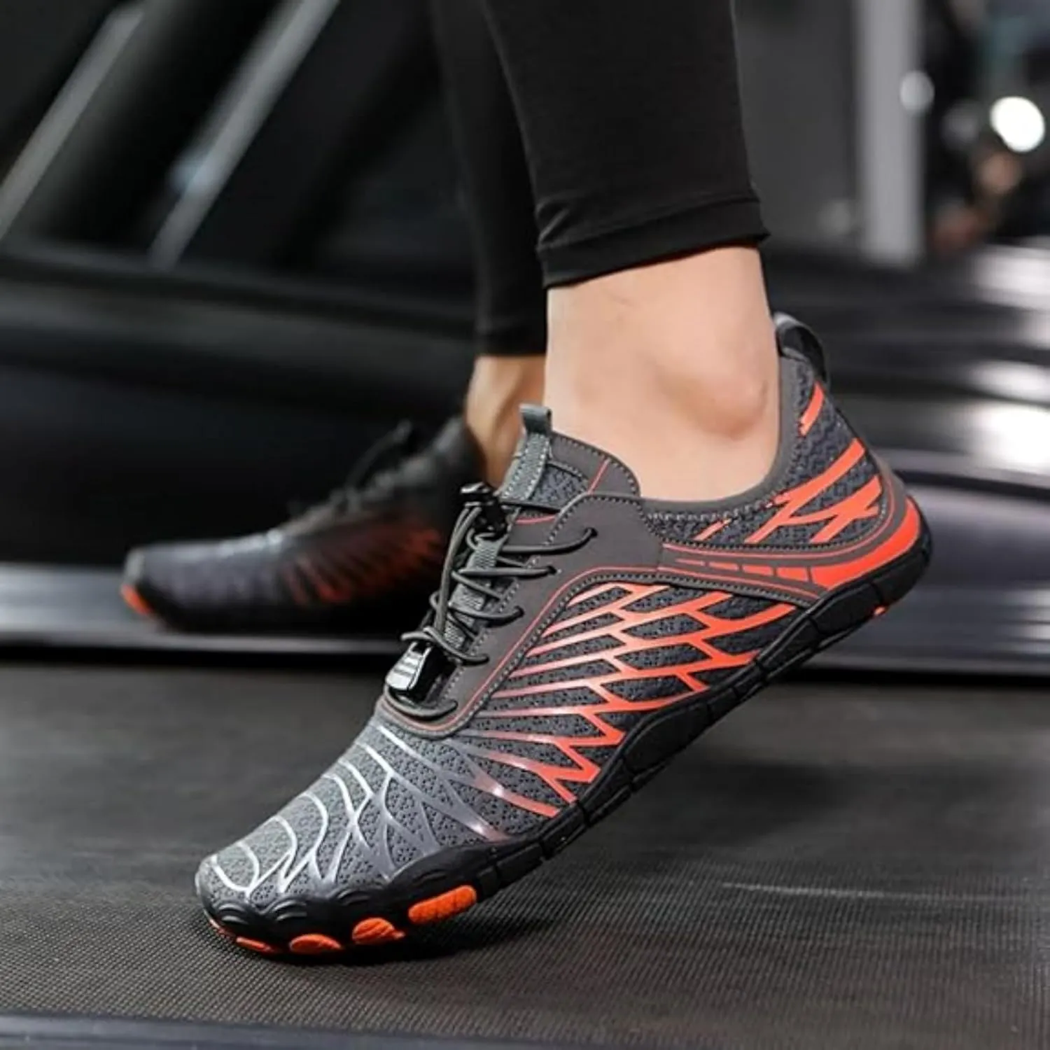 Barefoot Shoes for Women Men, Breathable Non Slip Athletic Water Footwear, Pro Wide Toe Box for Hiking