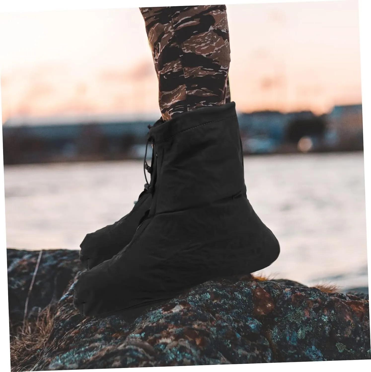 BESPORTBLE Shoe Cover Rain Shoe Protector Waterproof Riding Overshoes Winter Overshoes Neoprene Overshoes Men Shoe