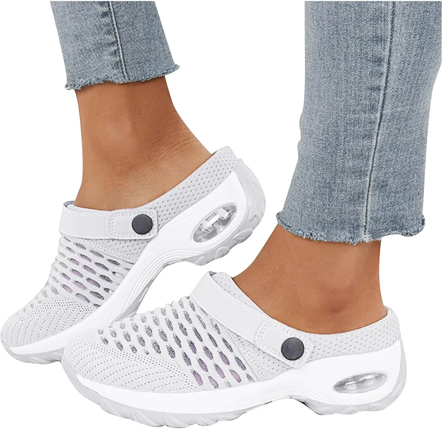 Cathalem Flat Sandals for Women, Orthopedic Sandals for Women Orthopedic Clogs Women Orthopedic Slip On Shoes Women