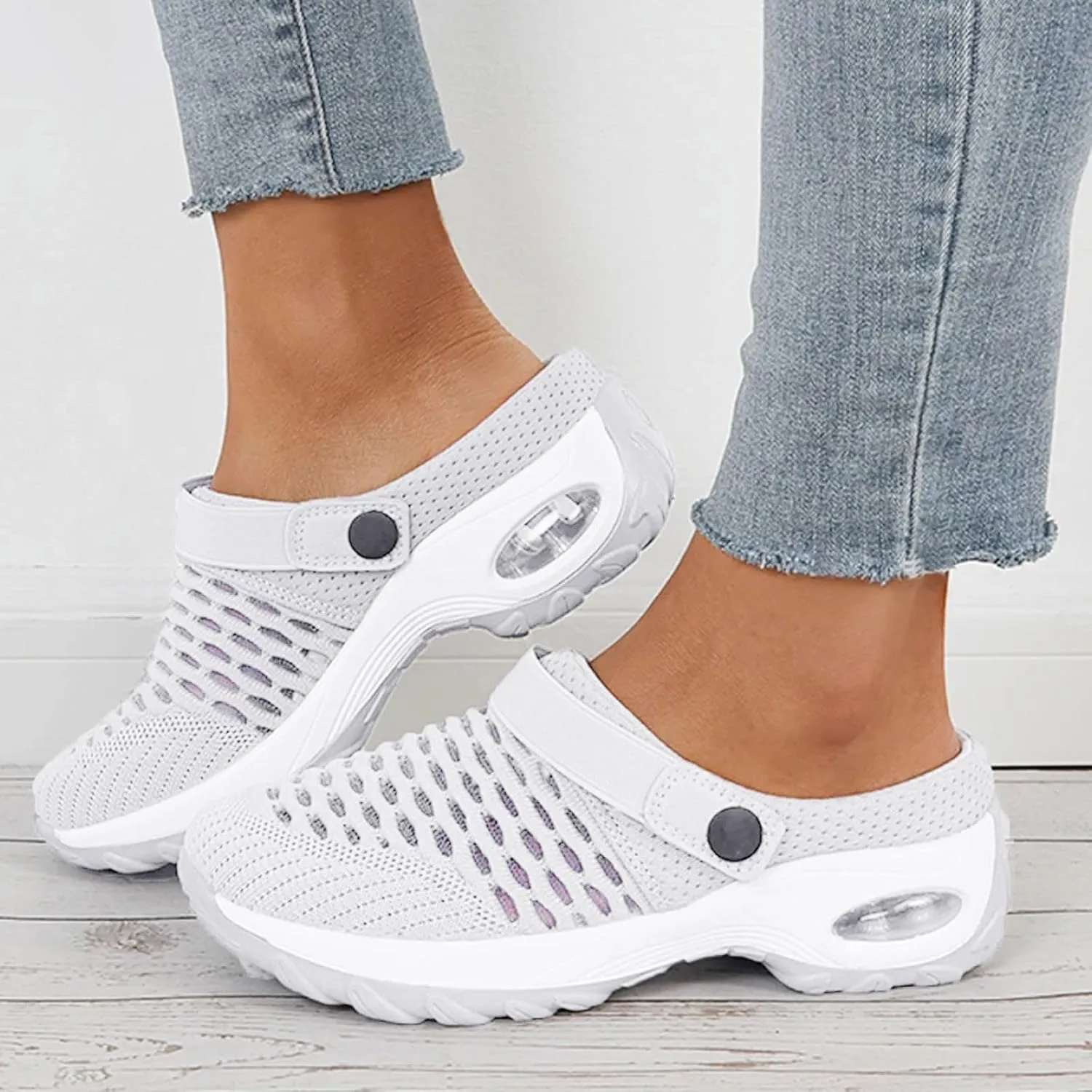 Cathalem Flat Sandals for Women, Orthopedic Sandals for Women Orthopedic Clogs Women Orthopedic Slip On Shoes Women