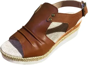 Cathalem Summer Sandals for Women 2024 Dressy Summer Espadrille Sandals Comfortable Sandals Womens Fashion Casual Ankle Strap