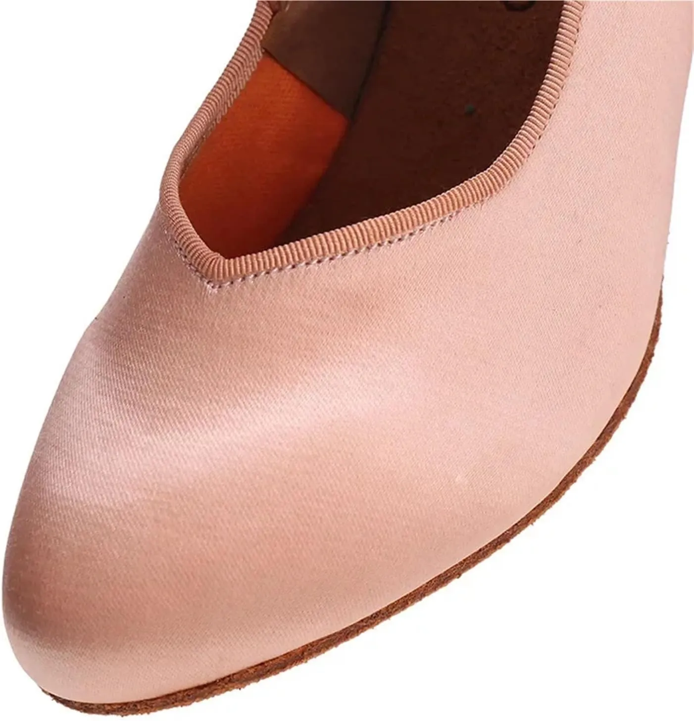 Dancing Shoes for Woman Adult High-Heeled Laitn Dancing Shoes Professional Dance Practice Waltz Dancing Shoes(White 7.5cm,37)