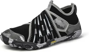 DHAEY Men Women Weightlifting Squat Shoes Wide Toe Lightweight Non Slip Wear Resistance Sole Indoor Gym Fitness Sneakers Deadlift Shoes (Color : Black Camouflage, Size : 13.5 Women/12 Men)