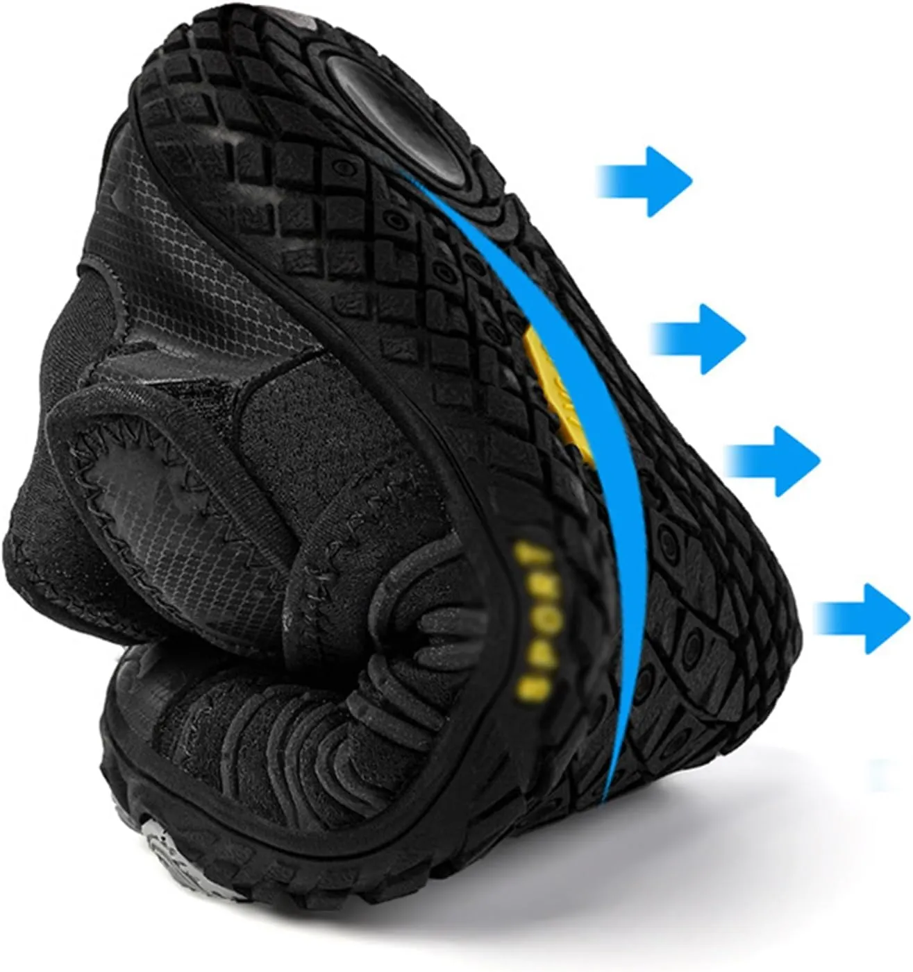 DHAEY Men Women Weightlifting Squat Shoes Wide Toe Lightweight Non Slip Wear Resistance Sole Indoor Gym Fitness Sneakers Deadlift Shoes (Color : Black Camouflage, Size : 13.5 Women/12 Men)