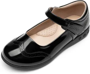 DREAM PAIRS Girls School Uniform Shoes Mary Jane Black Flats