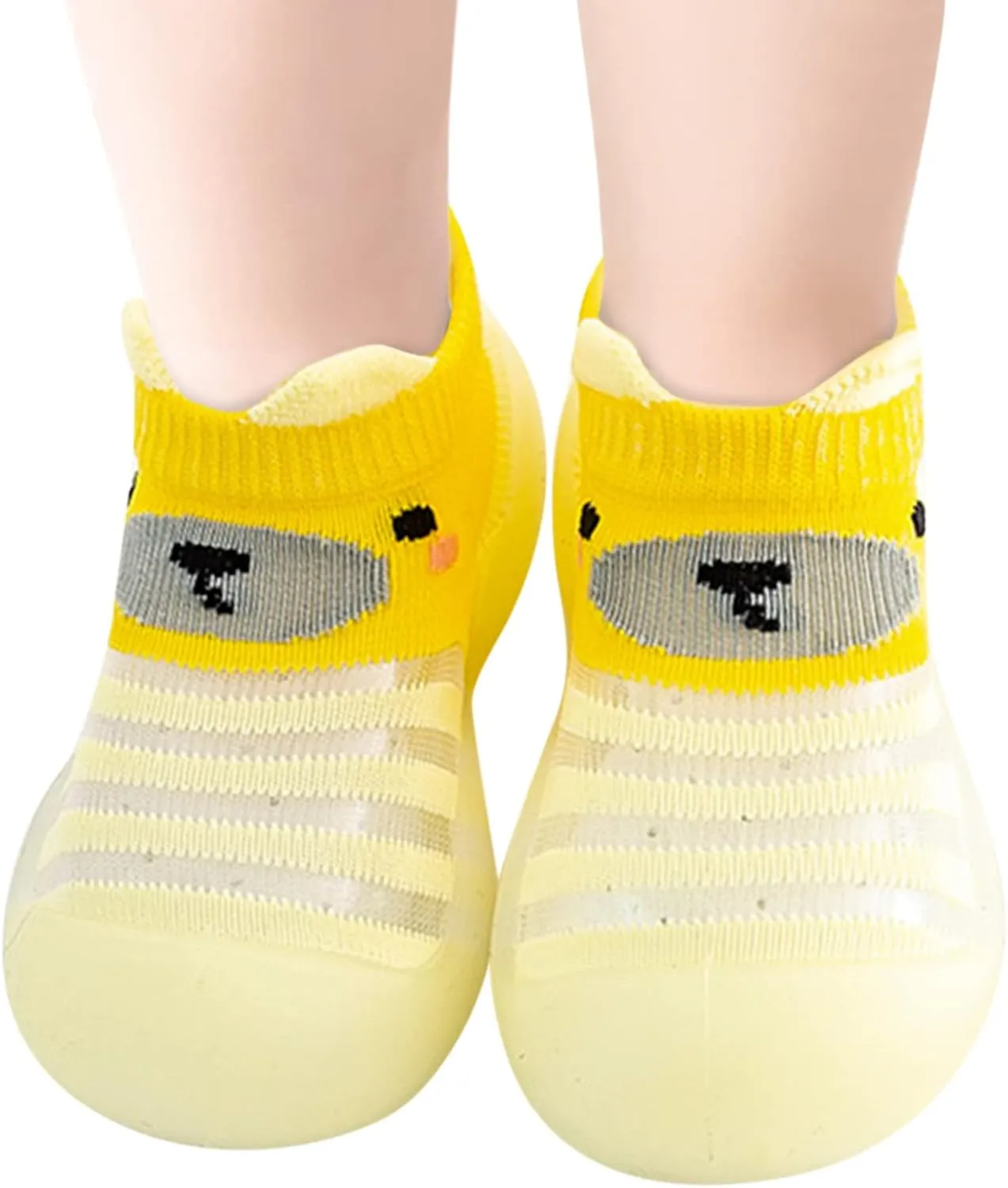 EnJoCho Children Tennis Shoes Infant Boys Girls Animal Prints Cartoon Socks Shoes Toddler Breathable Mesh The Floor Shoes