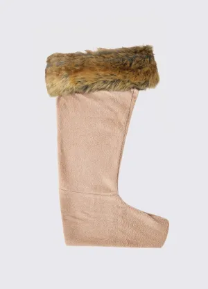 Faux Fur Boot Liners - Chinchilla