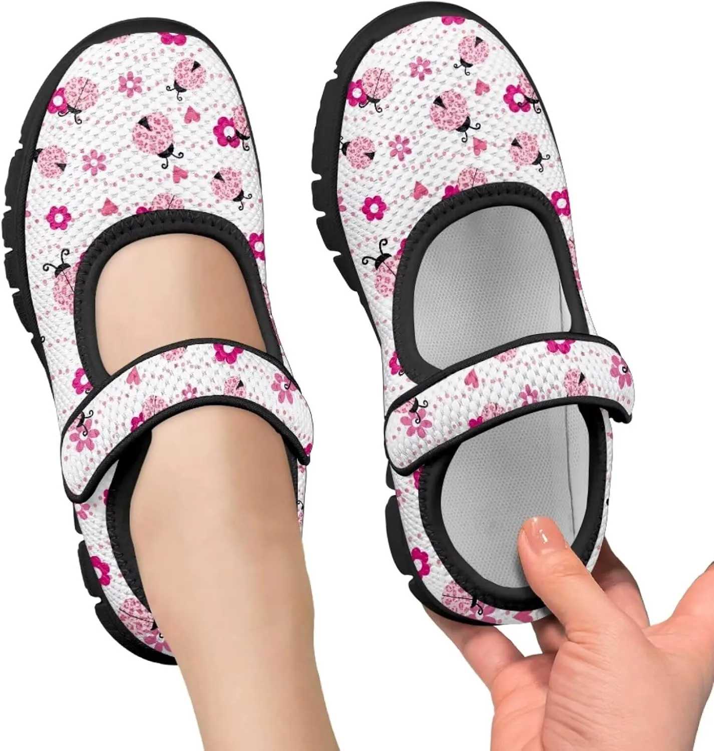 Forchrinse Toddler Little Girl Mary Jane Dress Shoes Purple Mermaid Scales Print Princess Birthday Party Flats for Girl Non Slip Soft Sole Back to School Shoes