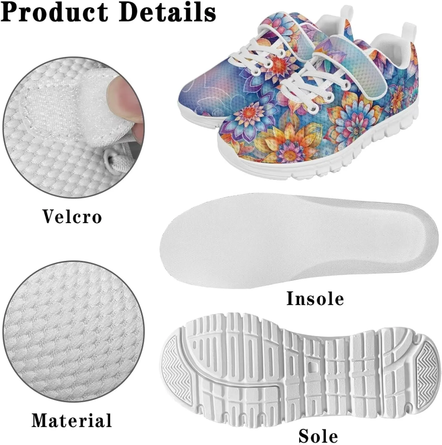 Girls Boys Comfortable Strap Sneakers with One Strap Low Top Slip On Sneaker Wide Barefoot Shoes Comfy Sports Shoes