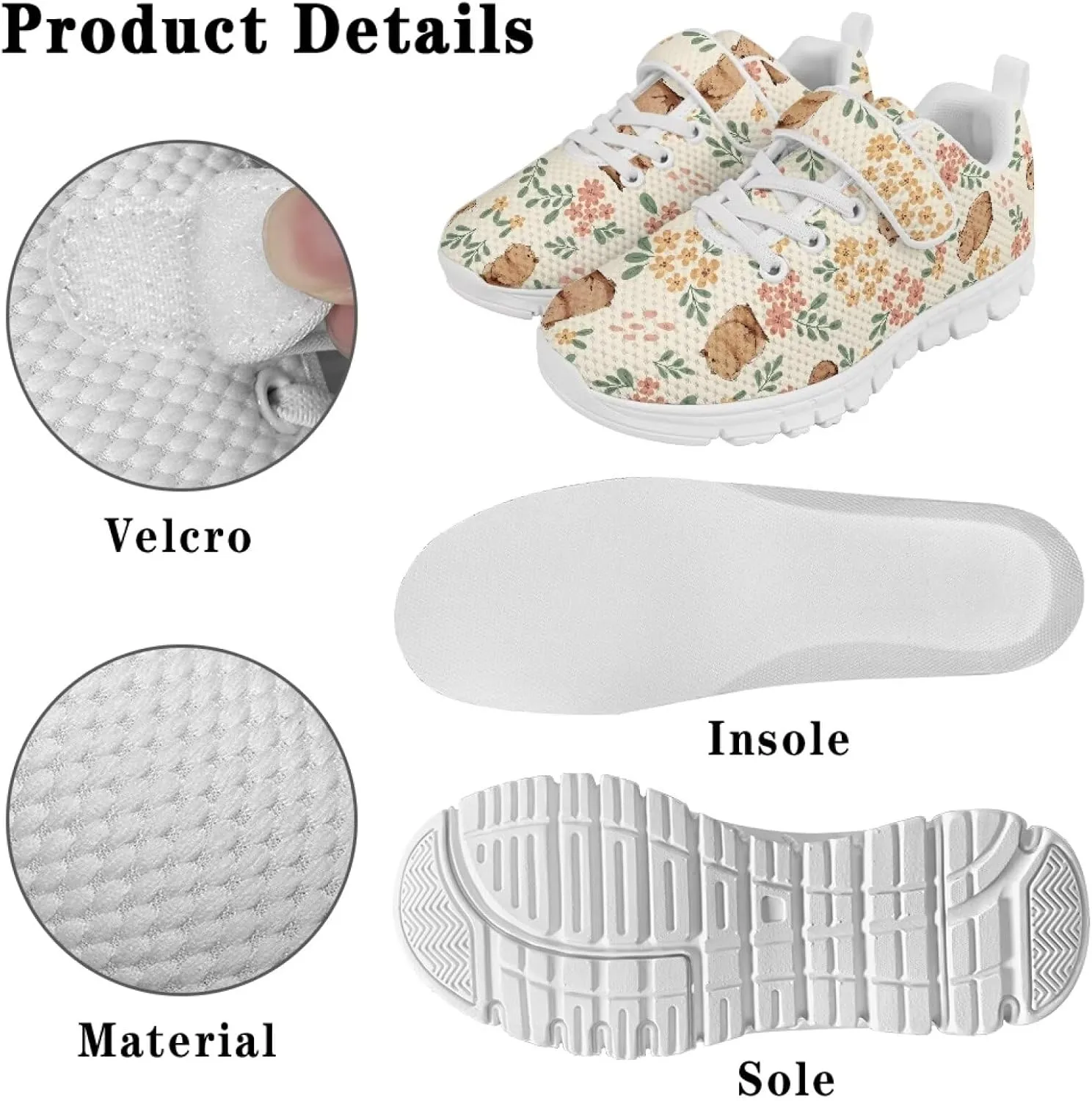 Girls Boys Comfortable Strap Sneakers with One Strap Low Top Slip On Sneaker Wide Barefoot Shoes Comfy Sports Shoes