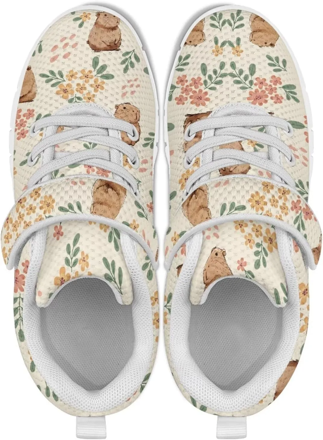 Girls Boys Comfortable Strap Sneakers with One Strap Low Top Slip On Sneaker Wide Barefoot Shoes Comfy Sports Shoes