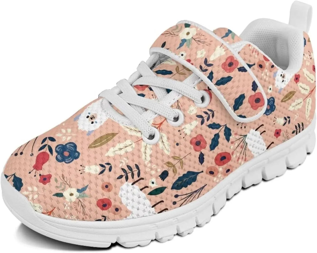 Girls Boys Comfortable Strap Sneakers with One Strap Low Top Slip On Sneaker Wide Barefoot Shoes Comfy Sports Shoes