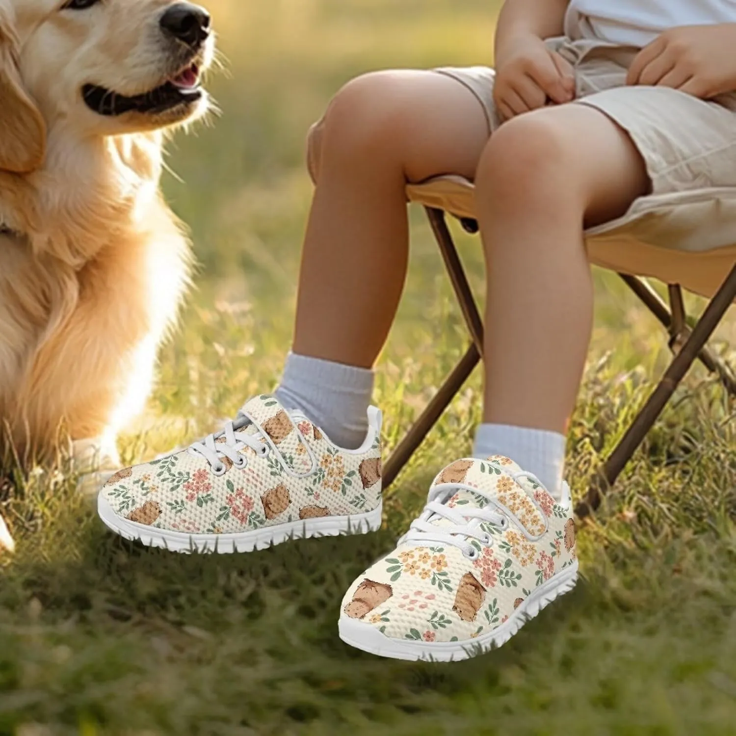 Girls Boys Comfortable Strap Sneakers with One Strap Low Top Slip On Sneaker Wide Barefoot Shoes Comfy Sports Shoes