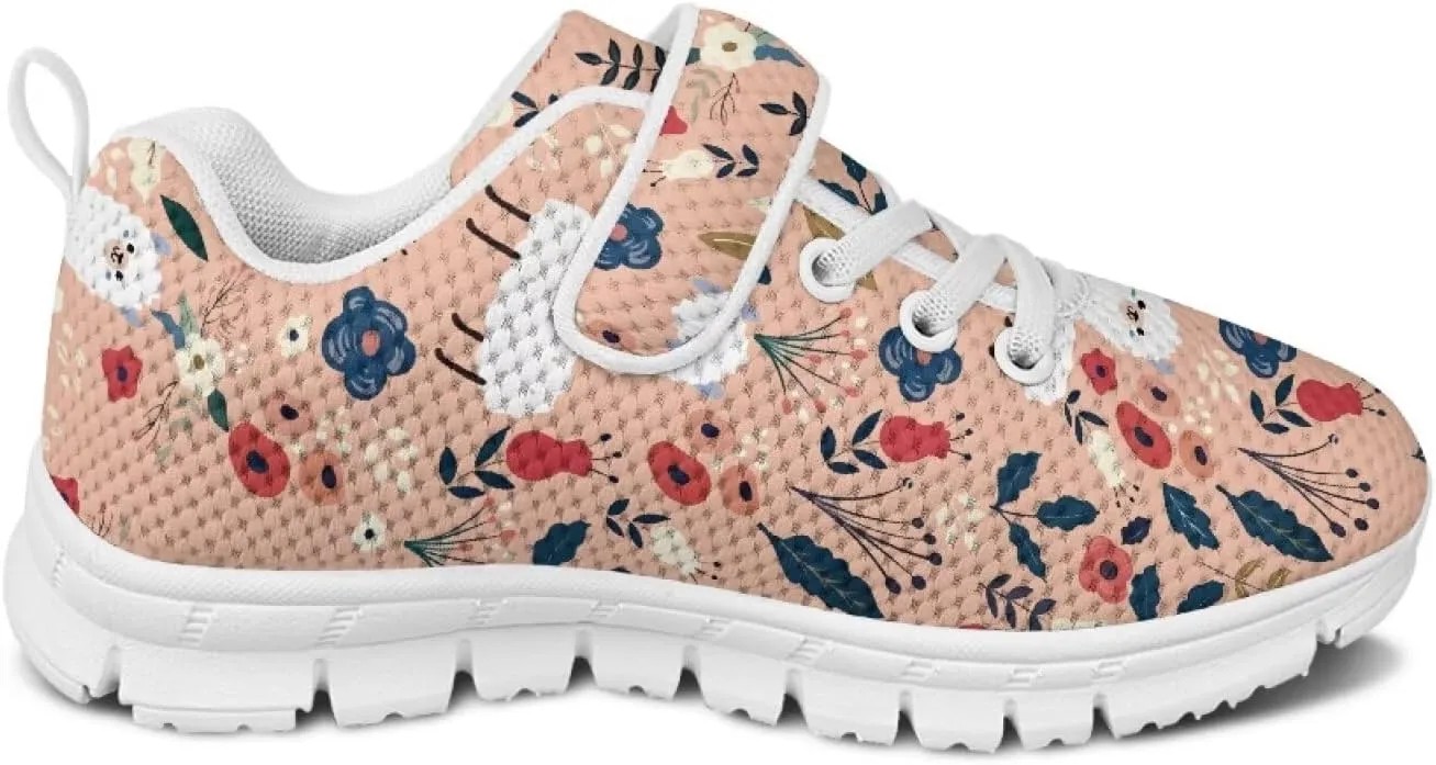 Girls Boys Comfortable Strap Sneakers with One Strap Low Top Slip On Sneaker Wide Barefoot Shoes Comfy Sports Shoes