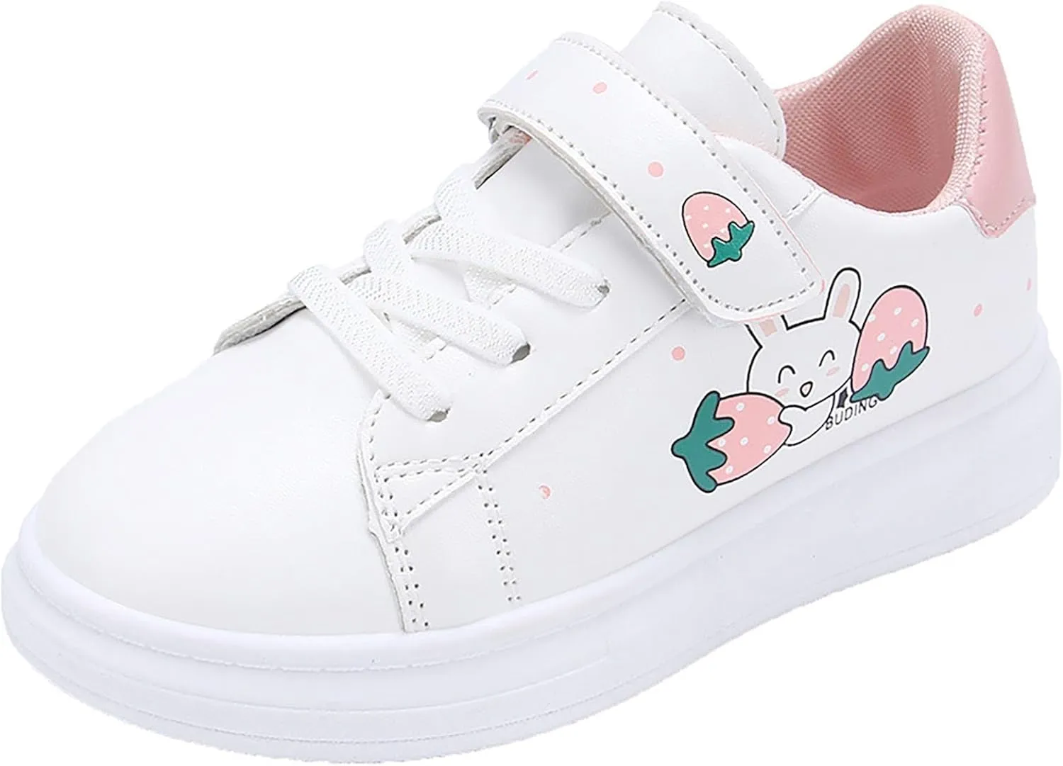 Girls Tennis White Sneakers Toddler Boys ??niform Low Top Breathable Running School Soft Sole Cute Shoes