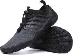 Grounded Footwear for Women Men with Neuropathy, Quick Dry Hike Barefoot Shoes, Comfortable Non-Slip Wide Toe Box Trail Running