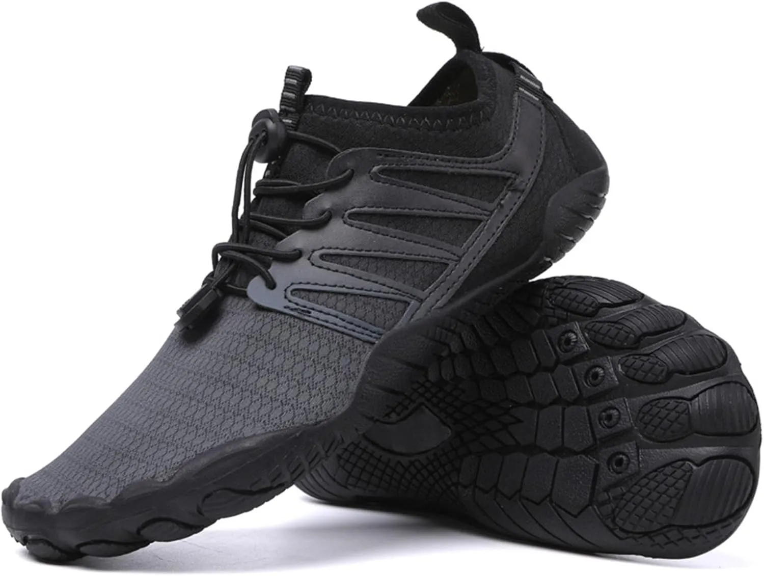Grounded Footwear for Women Men with Neuropathy, Quick Dry Hike Barefoot Shoes, Comfortable Non-Slip Wide Toe Box Trail Running