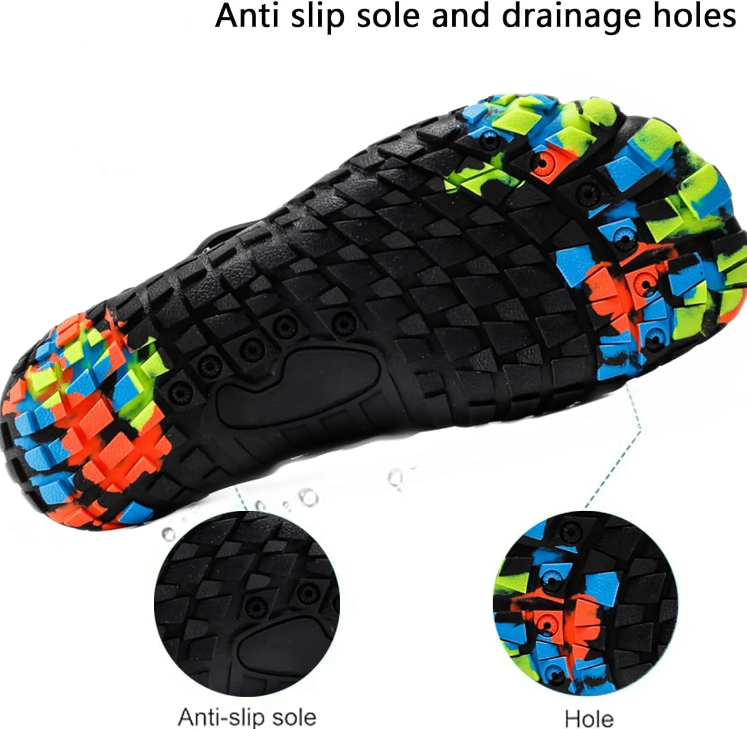 GUNIYIFS Adult Water Shoes Lightweight Men Barefoot Shoes Women Wide Toe Box Breathable, Non-Slip Walking Outdoor Athletic Beach Shoe