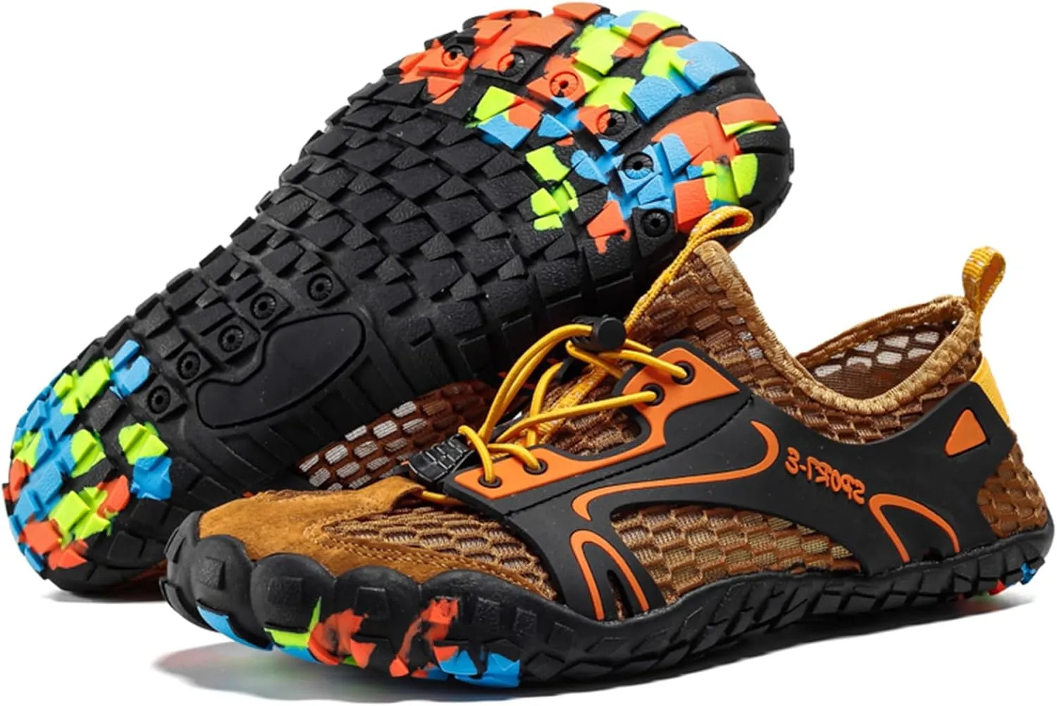 GUNIYIFS Adult Water Shoes Lightweight Men Barefoot Shoes Women Wide Toe Box Breathable, Non-Slip Walking Outdoor Athletic Beach Shoe