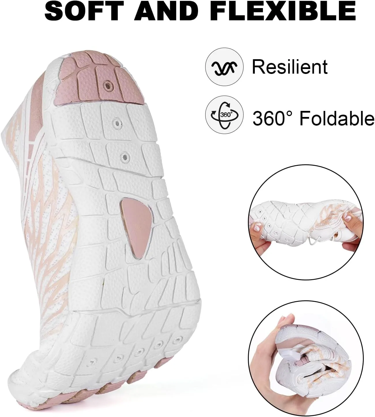 Hike Barefoot Shoes for Women Men 2025Newly Pro Water Shoes Wide Toe Box Grounded Comfort Footwear Breathable Zero Drop Footwear for Beach Pool Aqua Swim Surf Hiking Walking