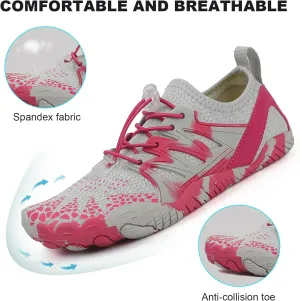 Hike Barefoot Shoes for Women Men Non-Slip Healthy Grounded Footwear for Women Men Breathable Fashion Trail Rnning Shoes Womens Mens Wide Toe Zero Drop Shoes Footwear