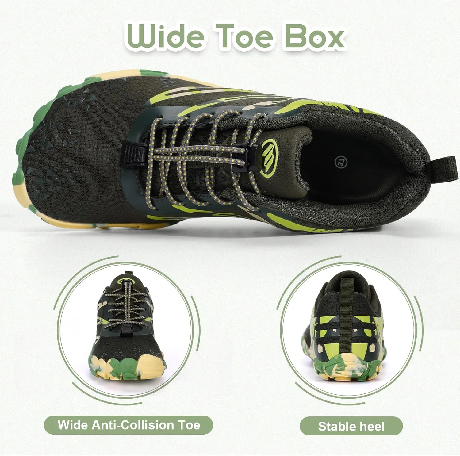 Hike Barefoot Shoes Women Men Non-Slip Healthy Barefoot Shoes Womens Mens Breathable Fashion Trail Rnning Hiking Shoe Womens Mens Wide Toe Zero Drop Shoe