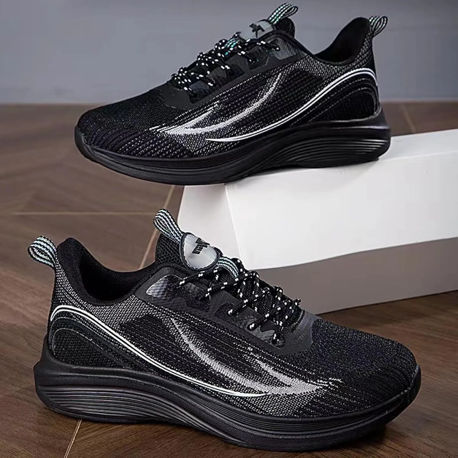 HINDOLA Sneakers for Women Running Shoes Lightweight Casual Walking Shoes Breathable Gym Work Fashion Comfortable Non Slip Shoes