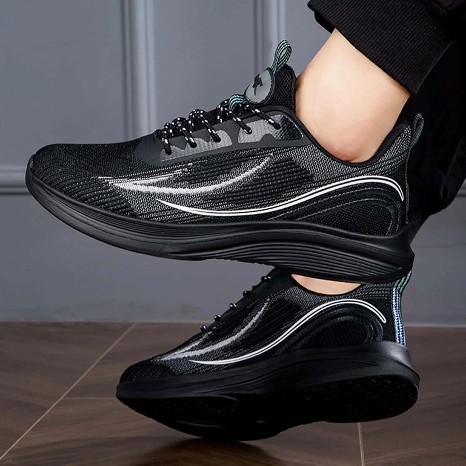 HINDOLA Sneakers for Women Running Shoes Lightweight Casual Walking Shoes Breathable Gym Work Fashion Comfortable Non Slip Shoes
