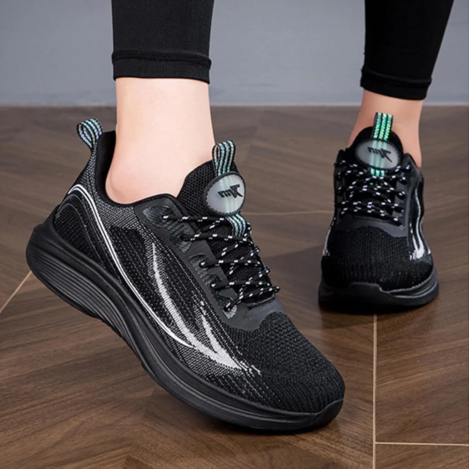 HINDOLA Sneakers for Women Running Shoes Lightweight Casual Walking Shoes Breathable Gym Work Fashion Comfortable Non Slip Shoes