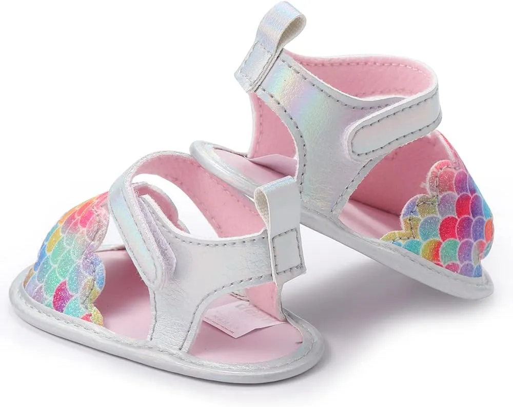Infant Baby Girls Sandals with Princess Dress First Walker Shoes