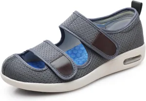 JITUUE Women Comfortable Diabetic Shoes Nursing Orthopedic Memory Foam Arch Suppor Walking Shoes