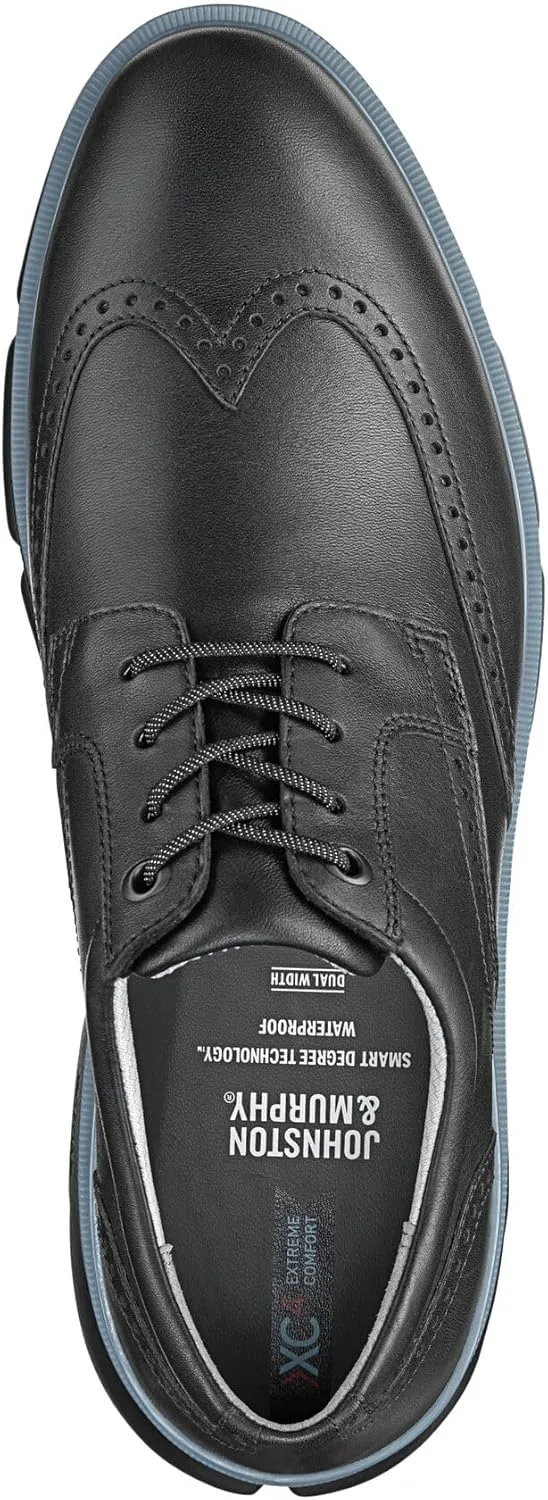 Johnston & Murphy Men??s XC4 Tanner Wingtip Shoes, Men??s Dress Sneakers, Casual Work Shoes for Men with Waterproof Construction