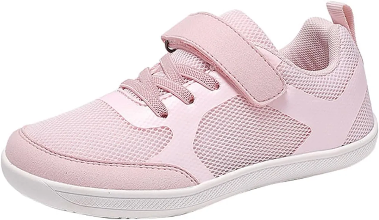 Kids Boys Girls Hiking Shoes Lace-Up Low Top Lightweight Breathable Athletic Sneakers Non-Slip Sole Sports Shoes