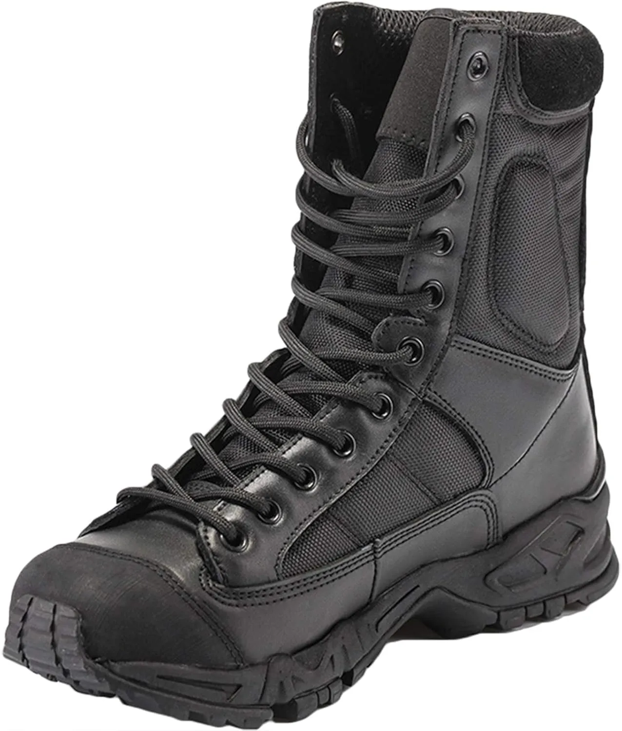 Men Ultralight Ankle Boots Breathable Military Tactics Army Combat Boot Outdoor Hiking Treking Desert Boots Anti-Collision Toe Head,Black-43