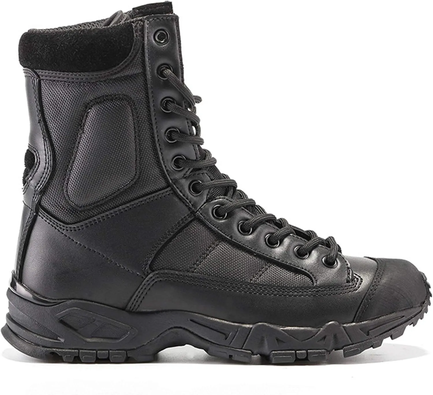 Men Ultralight Ankle Boots Breathable Military Tactics Army Combat Boot Outdoor Hiking Treking Desert Boots Anti-Collision Toe Head,Black-43