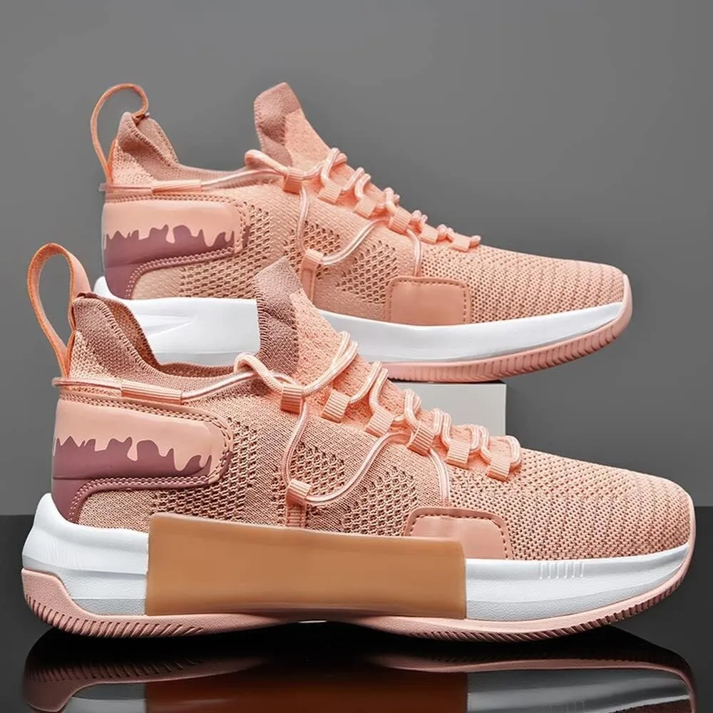 Men's Basketball Shoes are Breathable Lightweight Anti Slip Wear-Resistant Sports Training Boots