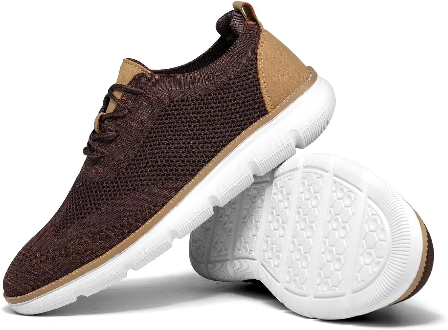Mens Casual Dress Shoes Fashion Mesh Oxfords Business Walking Work Sneakers Comfortable Lightweight